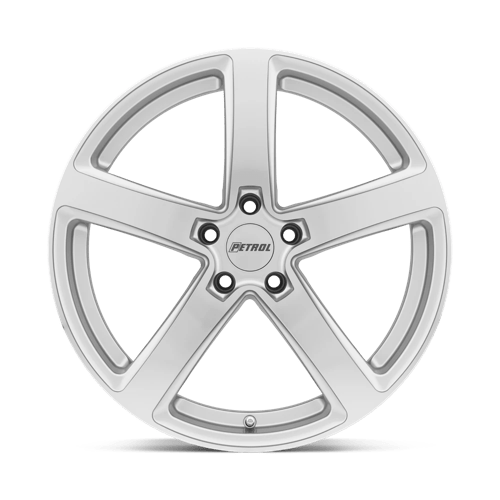 Petrol P2A Silver W/ Machined Cut Face 18x8 +35 5x120mm 76.1mm
