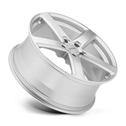 Petrol P2A Silver W/ Machined Cut Face 18x8 +40 5x110mm 72.1mm