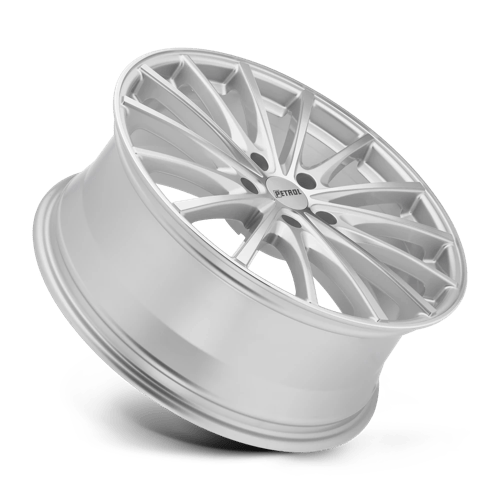 Petrol P3A Silver W/ Machined Cut Face 18x8 +40 5x114.3mm 76.1mm