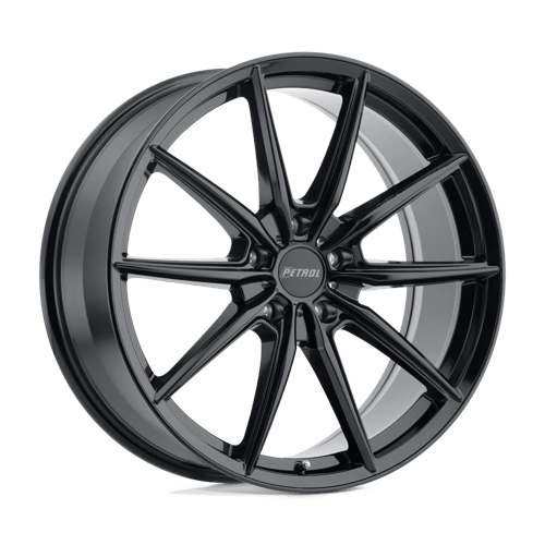 Petrol P4B Gloss Black 17x8 +35 5x120mm 76.1mm