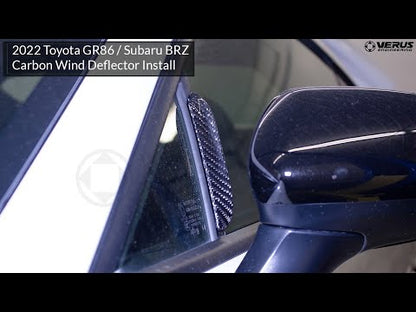 Verus Engineering Anti-Buffering Wind Deflectors ABS Plastic GR86 BRZ FRS