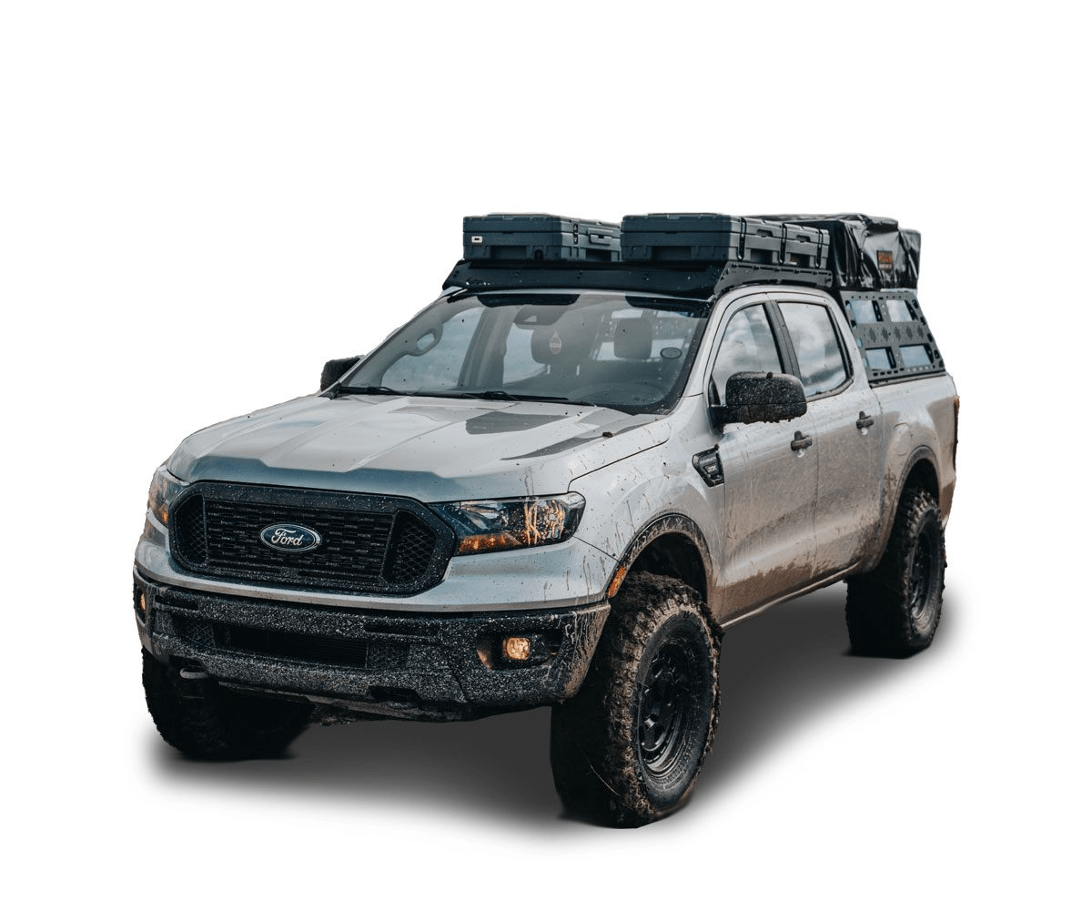 Prinsu 2019 - 2021 Ford Ranger Supercrew Roof Rack - Roof Racks - Prinsu