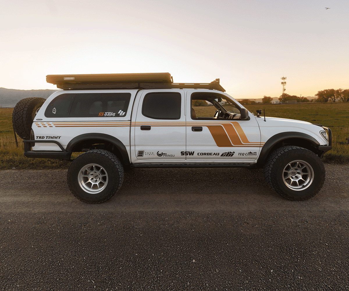 Prinsu Pro Toyota Tacoma Double Cab Roof Rack | 1995 - 2004 - Roof Racks - Prinsu