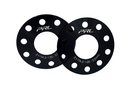 PRL 5x114.3 and 5x120 3mm Wheel Spacer Pair