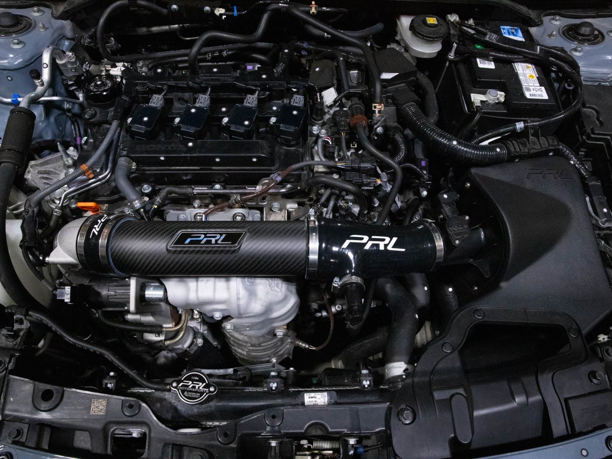 PRL Motorsports Carbon Fiber Inlet Pipe Kit – 2022+ Honda Civic / 2023+ Acura Integra 1.5T (11th Gen) Turbocharger Inlets