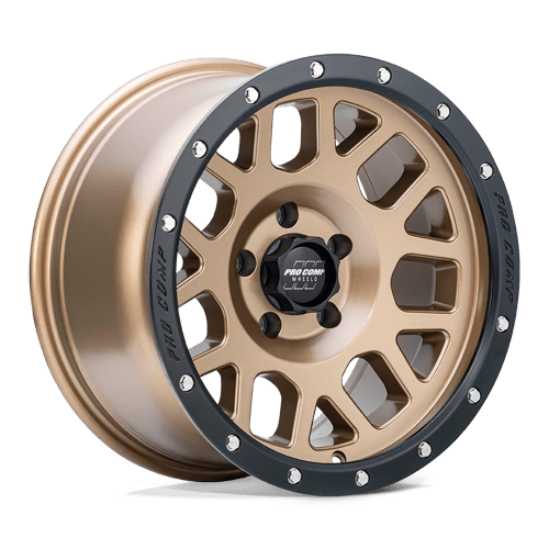 Pro Comp Alloys PA40 VERTIGO Matte Bronze W/ Black Lip 17x9 -6 5x127mm 83.1mm