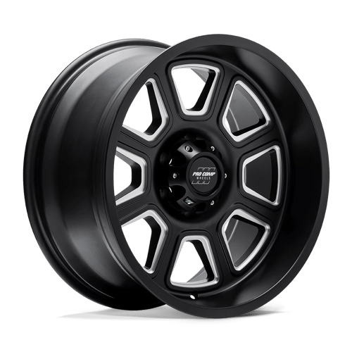 Pro Comp Alloys PA064 GUNNER Satin Black Milled 20x10 -18 8x180mm 124.2mm