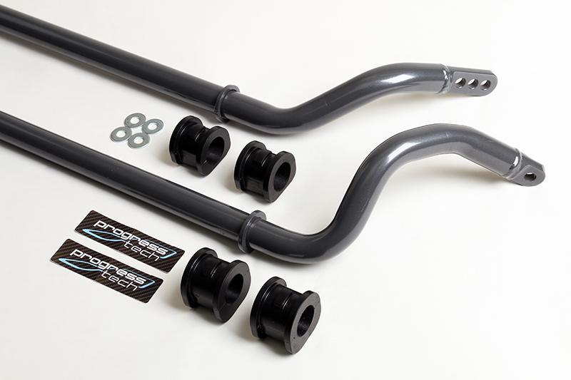 Progress Tech 14 - 19 Chevy Corvette C7 Front/Rear Sway Bar Kit(F 32mm Tub Non - Adj / R 33.3mm Tub Adj) - Sway Bars - Progress Technology