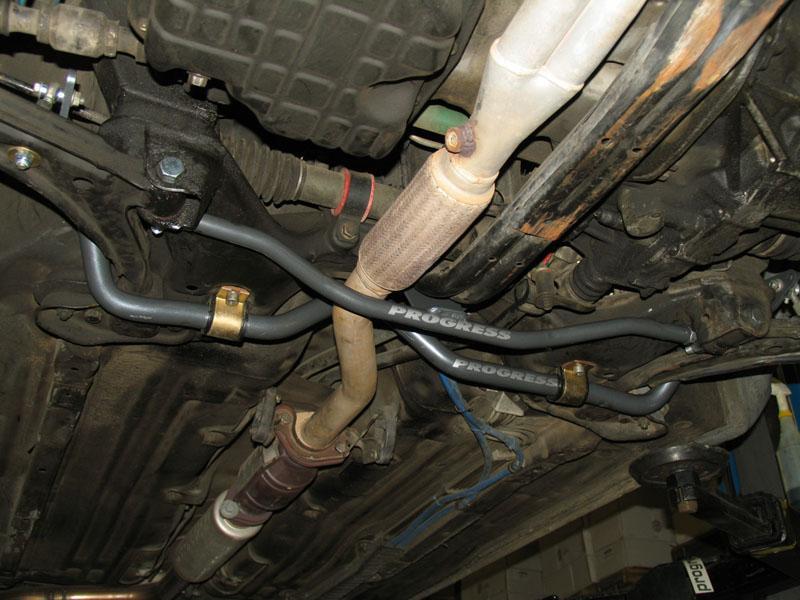 Progress Tech 91 - 94 Nissan Sentra Front Sway Bar w/ Adj. End Links (30 mm - Adjustable) - Sway Bars - Progress Technology