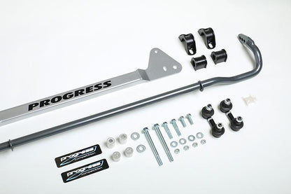 Progress Tech 94 - 01 Acura Integra Rear Sway Bar (22mm - Adjustable) Incl Bar Brace and Adj End Links - Sway Bars - Progress Technology
