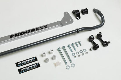 Progress Tech 96 - 00 Honda Civic Rear Sway Bar (22mm - Adjustable) Incl Bar Brace and Adj End Links - Sway Bars - Progress Technology