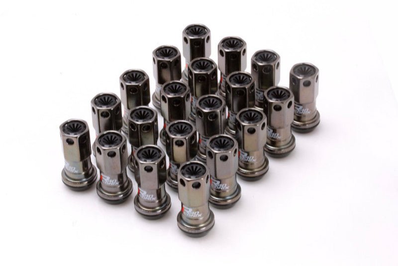 Project Kics 12X1.25 R40 Iconix Classical Lug Nuts w/ Black Plastic Cap - 20 - No Locks-Lug Nuts-Project Kics