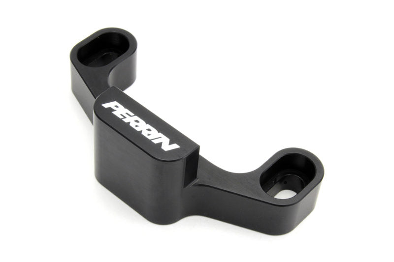 Black shifter stop for Subaru Forester, featuring a sleek design with the Perrin logo prominently displayed.