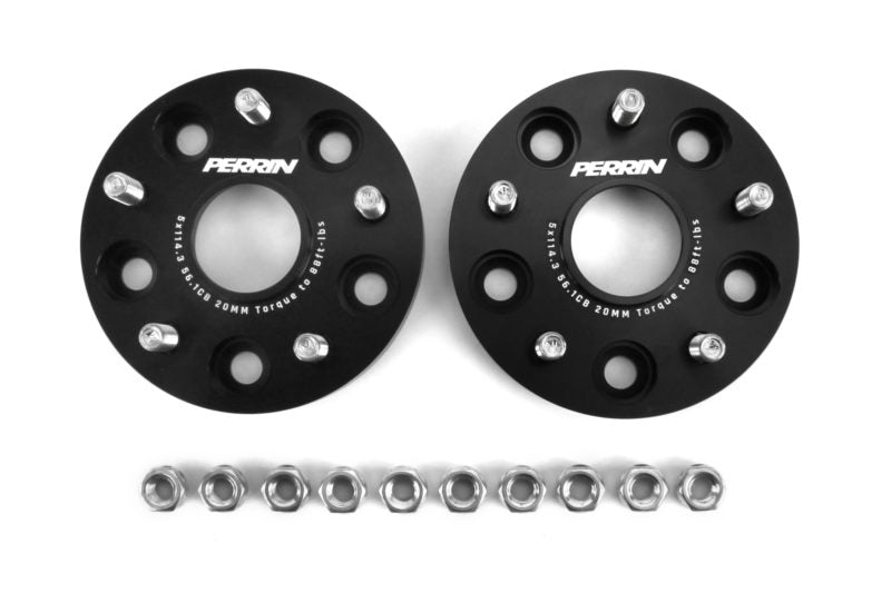 Perrin Wheel Spacers 20mm for 2015-2026 WRX, STI, Forester, Outback, Legacy, Impreza, Crosstrek