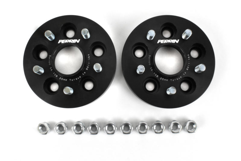Perrin Wheel Spacers 25mm for 2002-2014 WRX, STI, BRZ, FR-S, Forester, Outback, Legacy, Impreza, Crosstrek