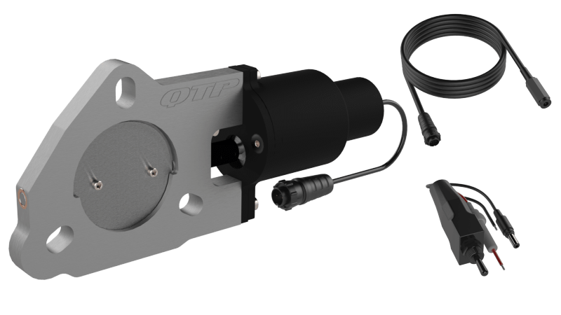 QTP 2.25in Bolt-On QTEC Electric Cutout Valve - Single-Exhaust Cutouts-QTP