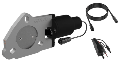QTP 2.25in Bolt-On QTEC Electric Cutout Valve - Single-Exhaust Cutouts-QTP