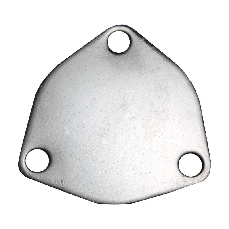 QTP 2.5in Bolt-On QTEC 3 Bolt Cover Plate-Flanges-QTP