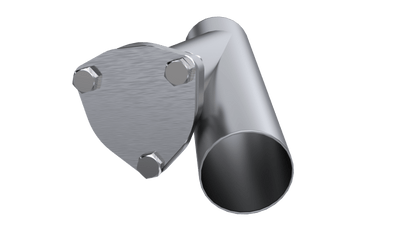 QTP 2.5in Bolt-On QTEC 3 Bolt Cover Plate-Flanges-QTP