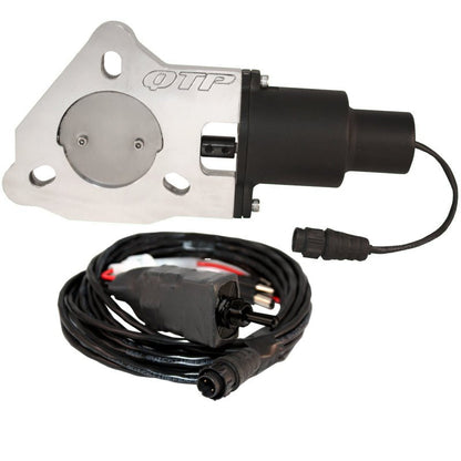 QTP 2.5in Bolt-On QTEC Electric Cutout Valve - Single-Exhaust Cutouts-QTP