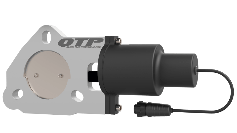 QTP 2.5in Bolt-On QTEC Electric Cutout Valve - Single-Exhaust Cutouts-QTP