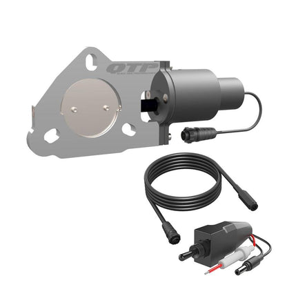 QTP 2.5in Bolt-On QTEC Electric Cutout Valve - Single-Exhaust Cutouts-QTP