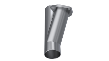 QTP 2.5in Weld-On QTEC Exhaust Cutout Y-Pipe-Y Pipes-QTP