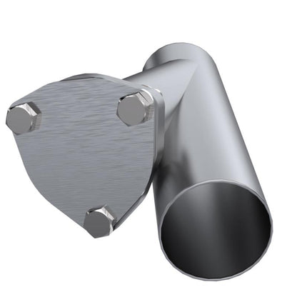 QTP 2.5in Weld-On QTEC Exhaust Cutout Y-Pipe-Y Pipes-QTP
