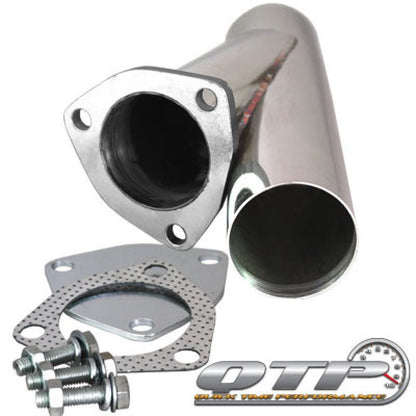 QTP 2.5in Weld-On QTEC Exhaust Cutout Y-Pipe-Y Pipes-QTP