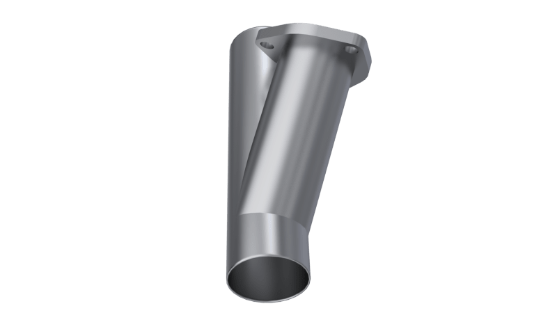 QTP 2.5in Weld-On QTEC Exhaust Cutout Y-Pipe-Y Pipes-QTP