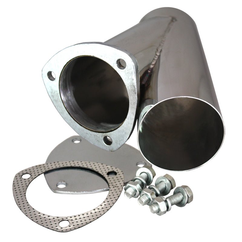 QTP 3.5in Weld-On QTEC Exhaust Cutout Y-Pipe-Y Pipes-QTP