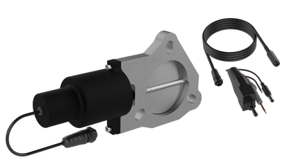 QTP 3in Bolt-On QTEC Electric Cutout Valve - Single-Exhaust Cutouts-QTP
