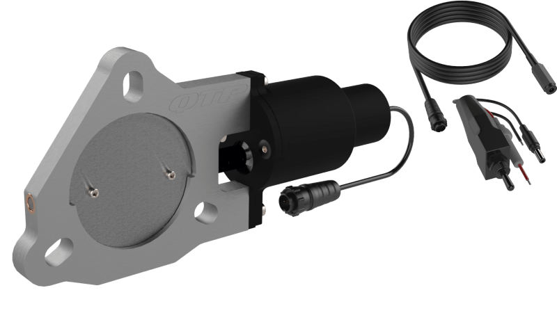 QTP 3in Bolt-On QTEC Electric Cutout Valve - Single-Exhaust Cutouts-QTP