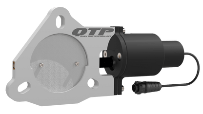 QTP 3in Bolt-On QTEC Electric Cutout Valve - Single-Exhaust Cutouts-QTP