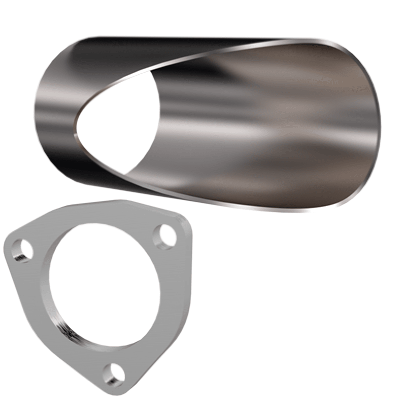 QTP 3in Weld-On QTEC DIY Cutout Pipe-Exhaust Cutouts-QTP