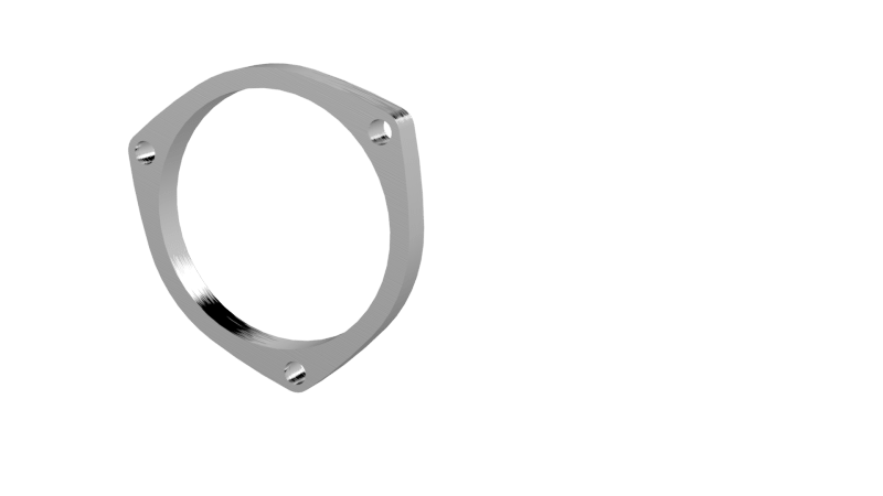 QTP 4in Weld-On QTEC 3 Bolt Flange-Flanges-QTP