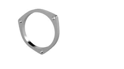 QTP 4in Weld-On QTEC 3 Bolt Flange-Flanges-QTP