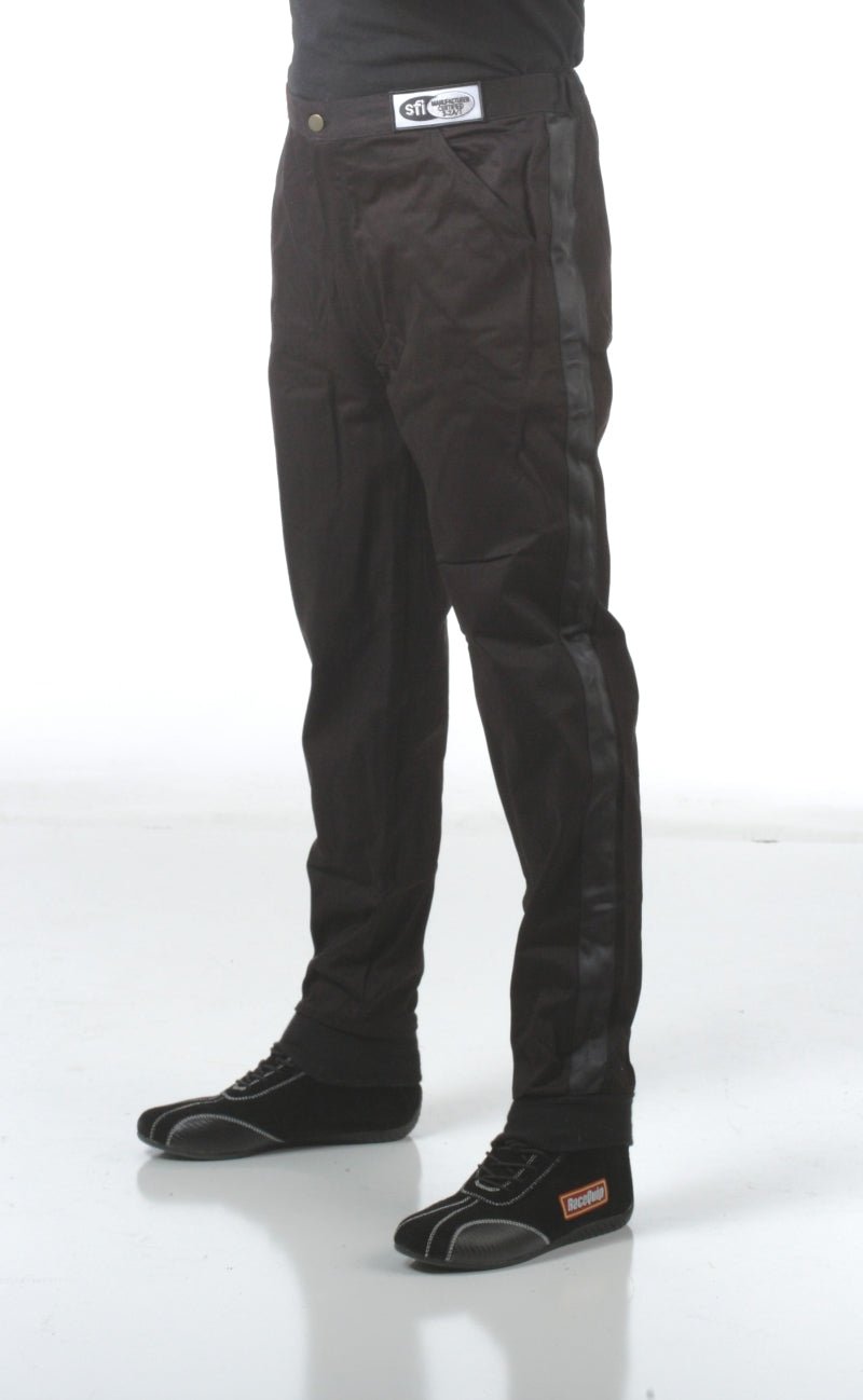 RaceQuip Black SFI-1 1-L Pants Large-Racing Pants-Racequip