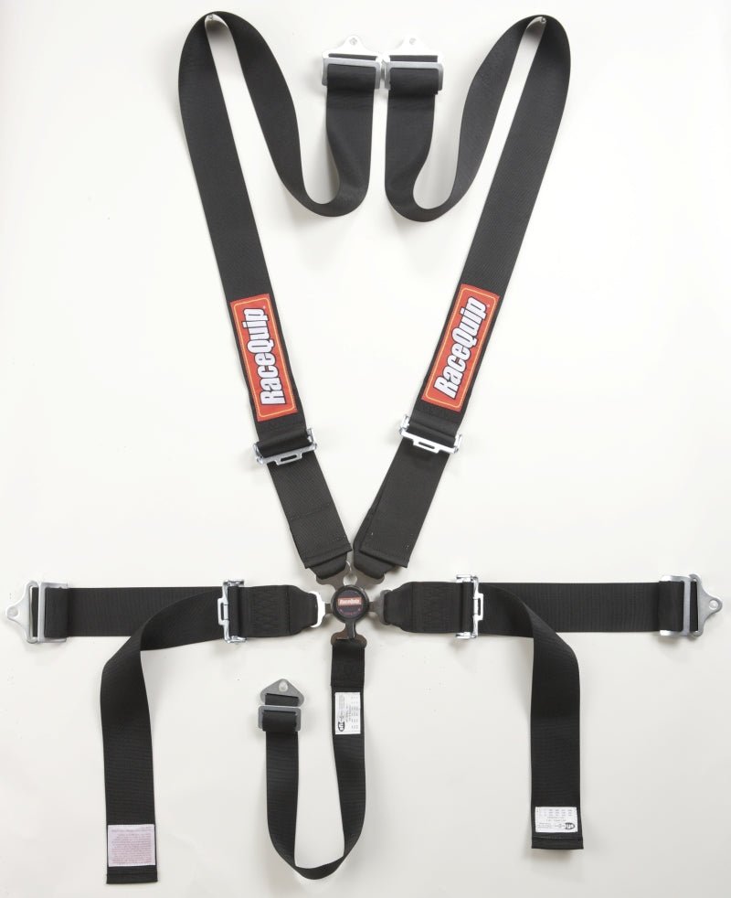 RaceQuip Black SFI CAMLOCK 5pt PD Lap Seat Belt-Seat Belts & Harnesses-Racequip