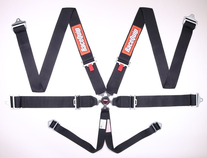 RaceQuip Black SFI CAMLOCK 6pt PD Lap Seat Belt-Seat Belts & Harnesses-Racequip