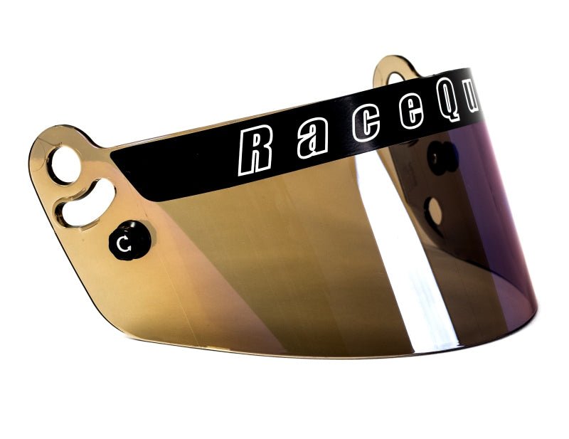 RaceQuip PRO Series Shield - Blue Iridium-Helmets and Accessories-Racequip
