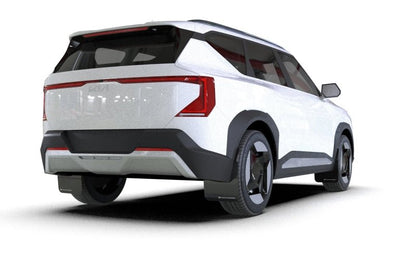 Rally Armor 2027 Kia EV5 Black UR Mud Flap - White Logo-Mud Flaps-Rally Armor