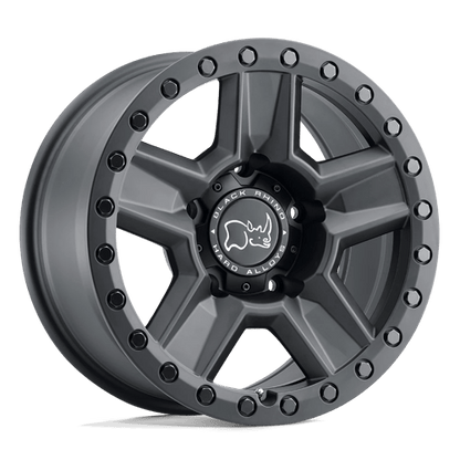Black Rhino RAVINE Matte Black 17x8.5 +35 5x127mm 71.5mm