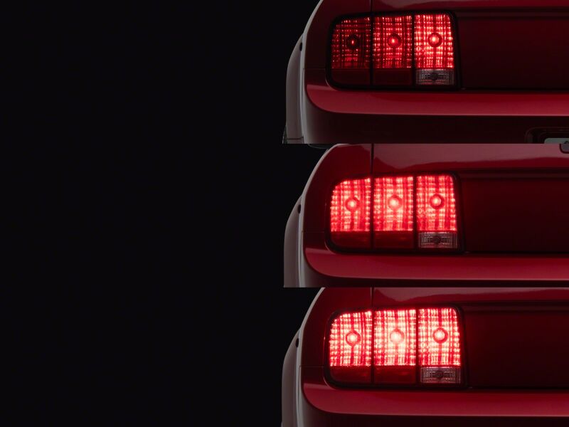 Raxiom 05-09 Ford Mustang Sequential Tail Light Kit- Plug-and-Play-Tail Lights-Raxiom