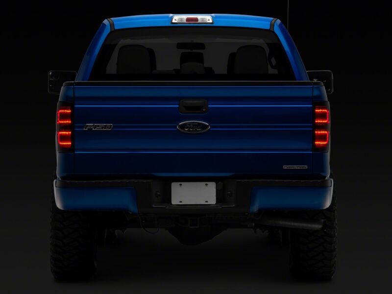 Raxiom 09-14 Ford F-150 Styleside Axial Series LED Tail Lights- Black Housing- Smoked Lens-Tail Lights-Raxiom