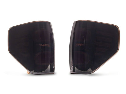 Raxiom 09-14 Ford F-150 Styleside Axial Series LED Tail Lights- Black Housing- Smoked Lens-Tail Lights-Raxiom