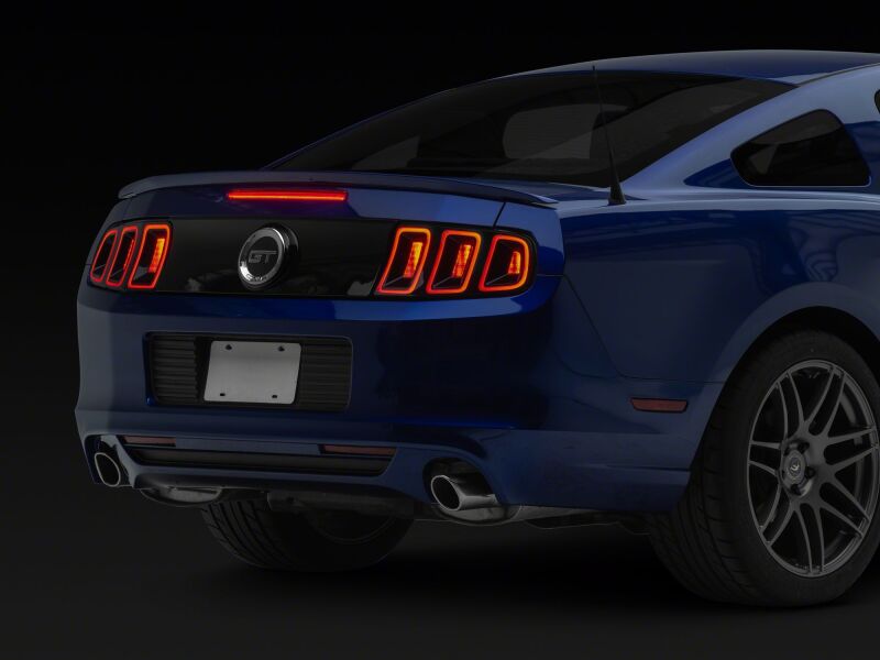 Raxiom 10-14 Ford Mustang Axial Series LED Third Brake Light- Smoked Lens-Brake Lights-Raxiom