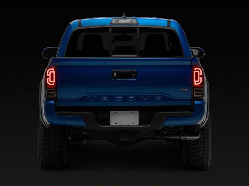 Raxiom 16-23 Toyota Tacoma XW Series Sequential LED Tail Lights- Black Housing- Clear Lens-Tail Lights-Raxiom