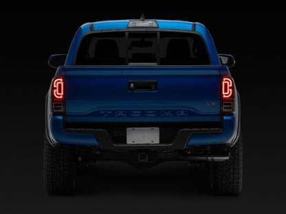 Raxiom 16-23 Toyota Tacoma XW Series Sequential LED Tail Lights- Black Housing- Clear Lens-Tail Lights-Raxiom
