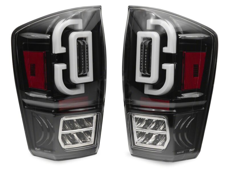 Raxiom 16-23 Toyota Tacoma XW Series Sequential LED Tail Lights- Black Housing- Clear Lens-Tail Lights-Raxiom